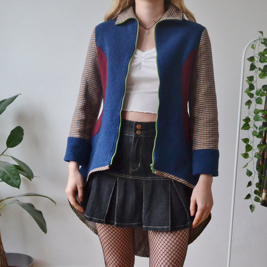 Patchwork jacket S