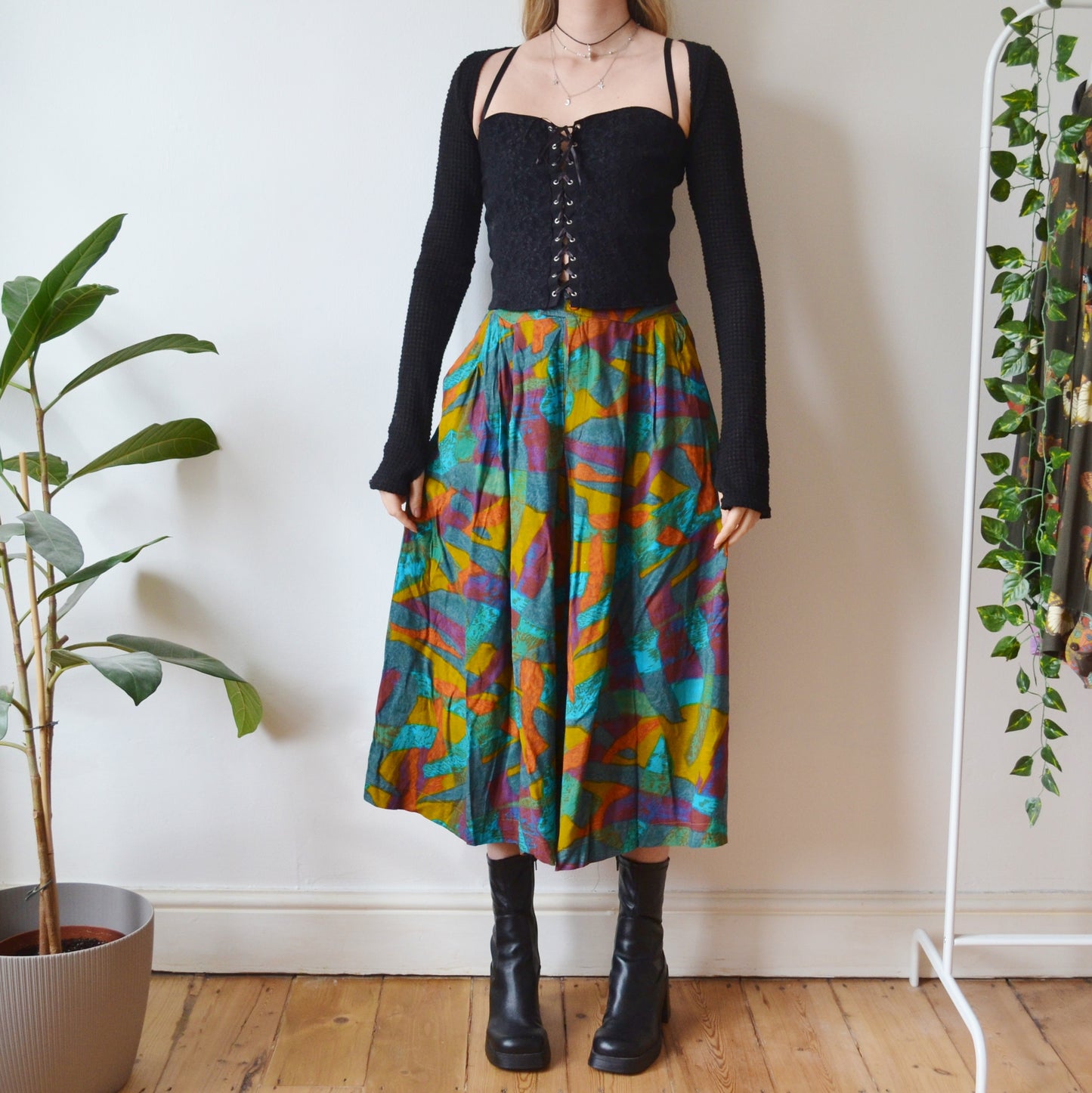 Abstract culottes 28W