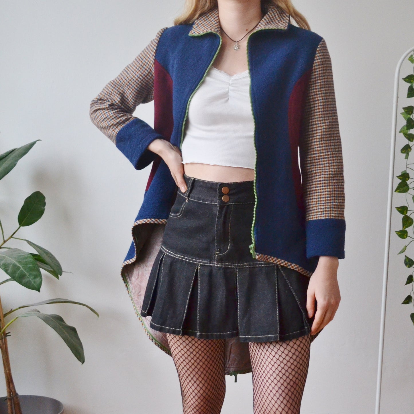 Patchwork jacket S