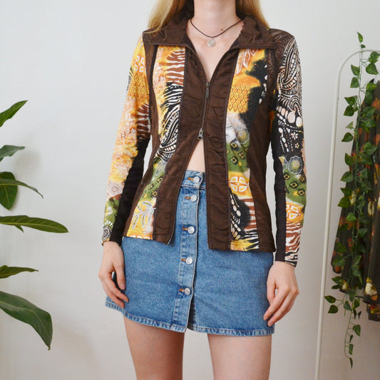 Zip up top S