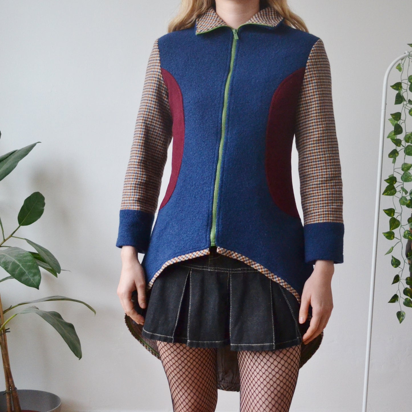 Patchwork jacket S