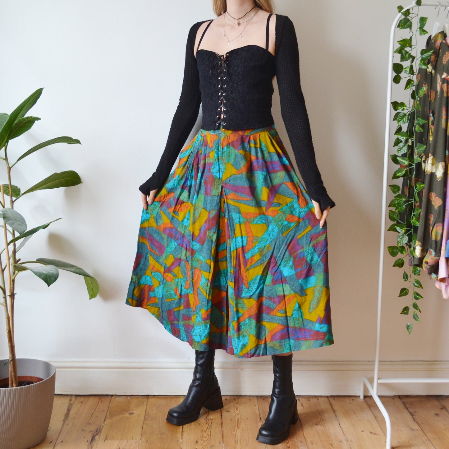 Abstract culottes 28W