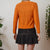 Vintage Orange Cardigan L/XL