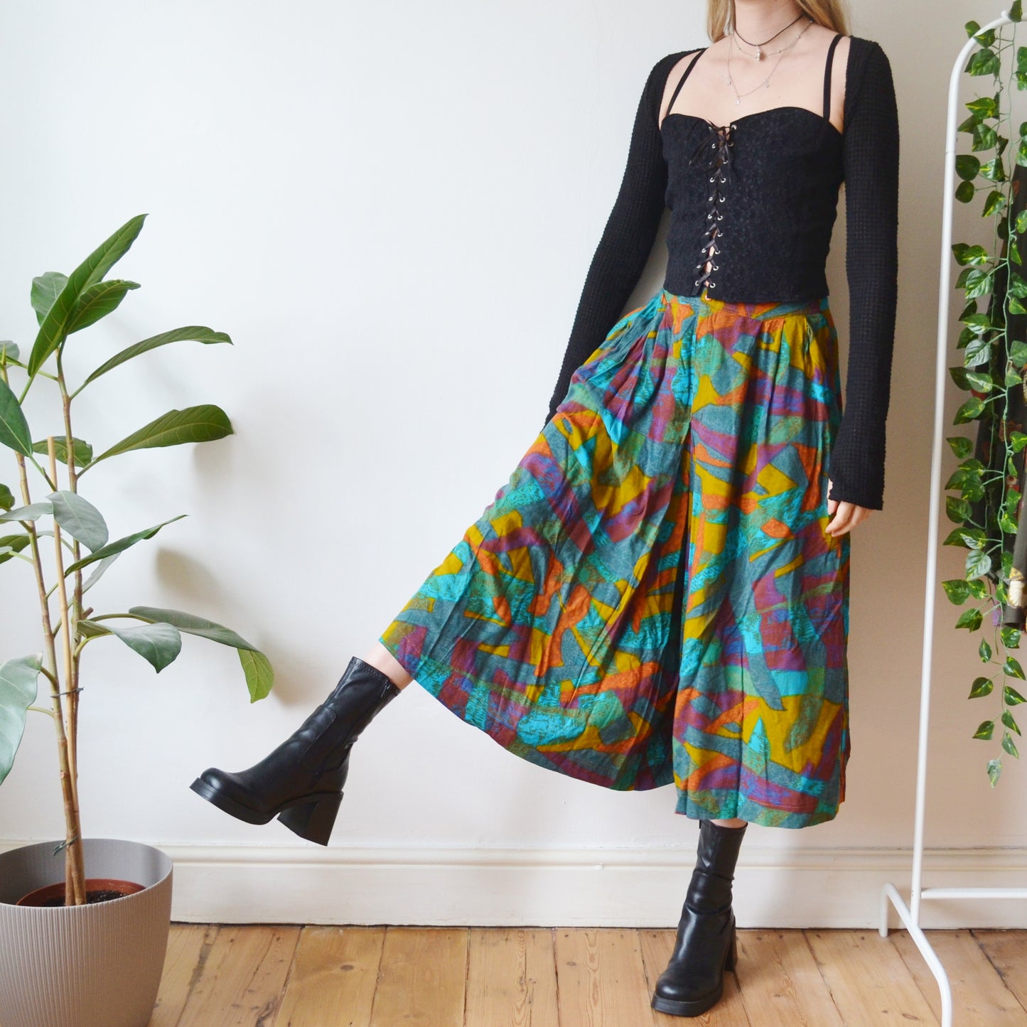 Abstract culottes 28W
