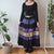 Vintage Embroidered Maxi Skirt XL