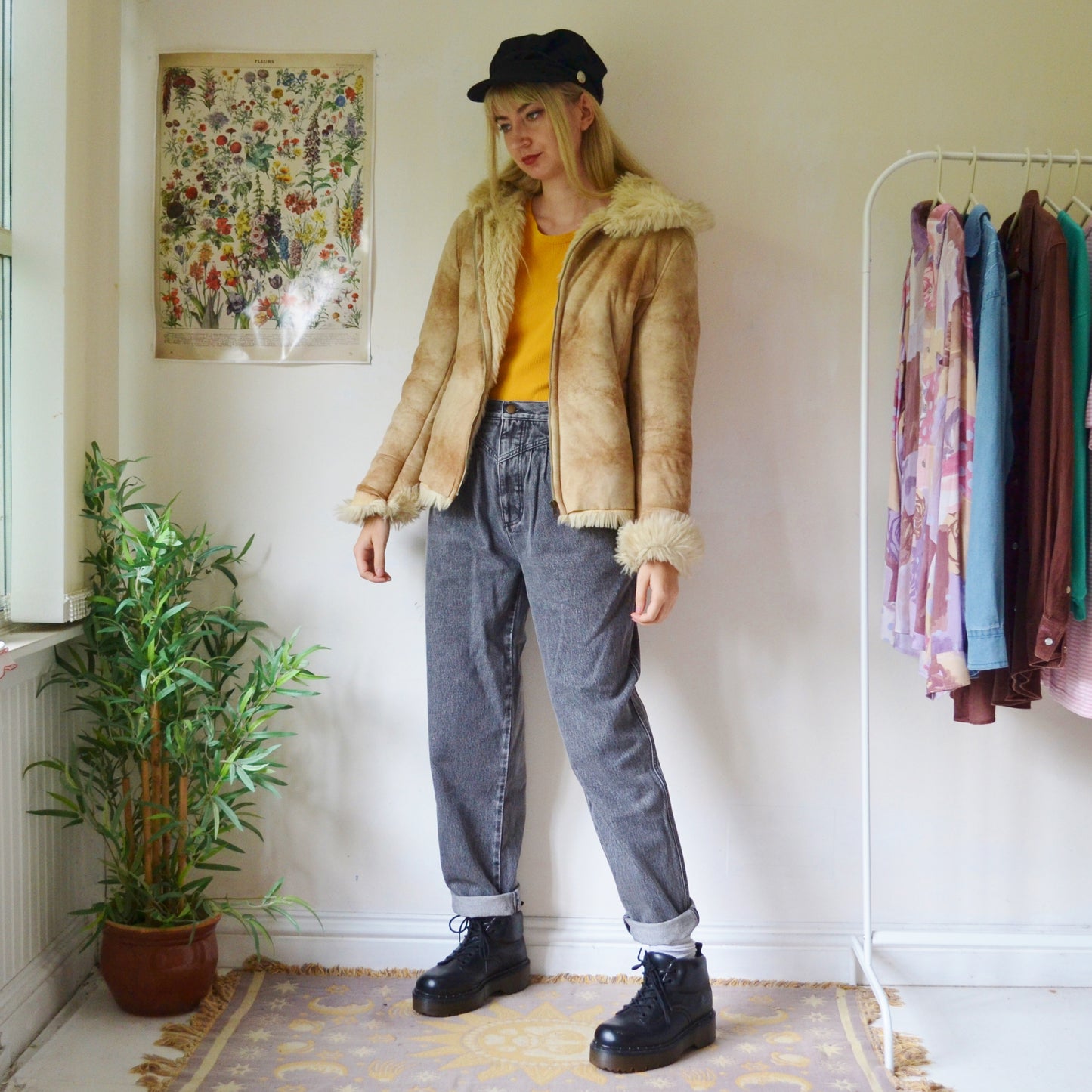 Beige coat S