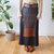 Vintage Boho Maxi Skirt L