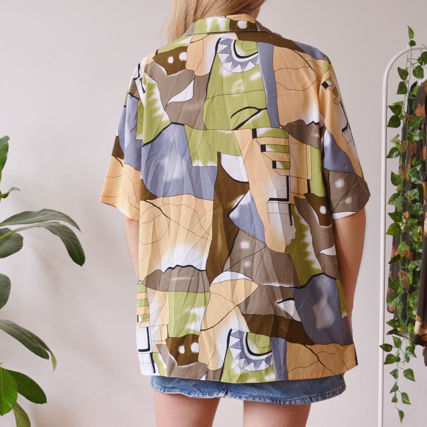 Abstract blouse L