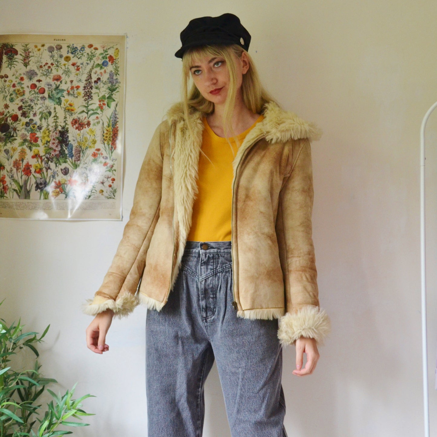 Beige coat S