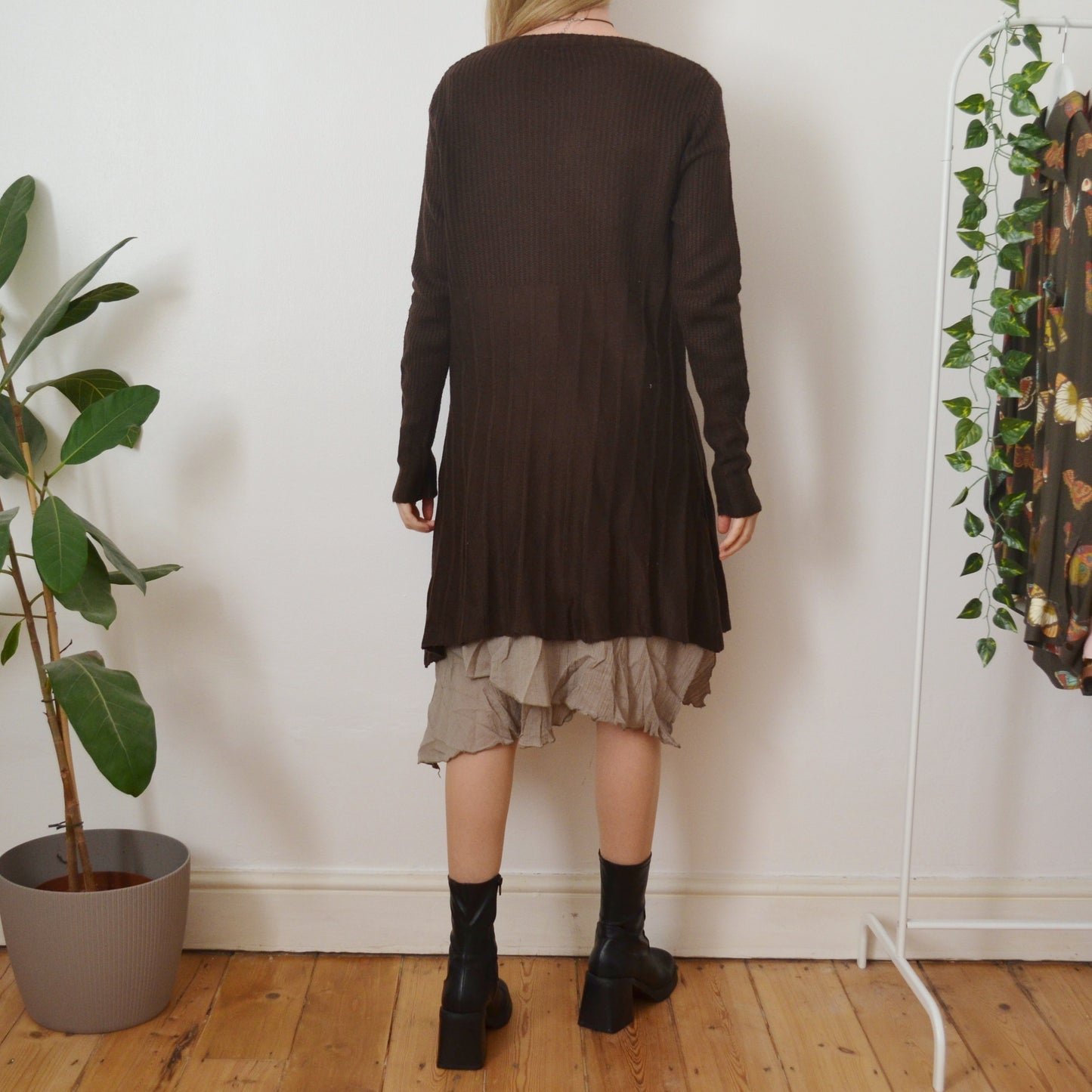 Vintage Brown Cardigan XS