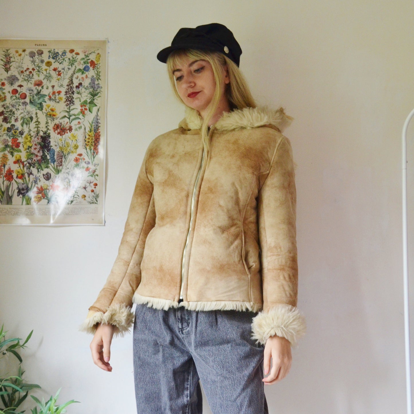Beige coat S