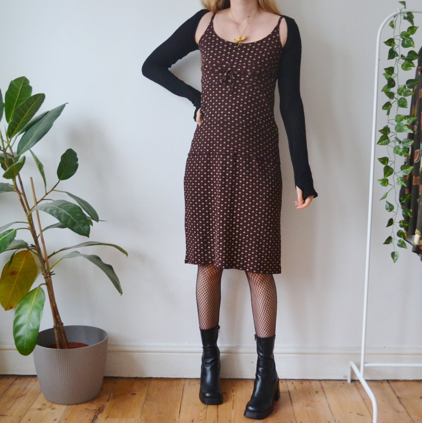 Vintage Pocket Dress S