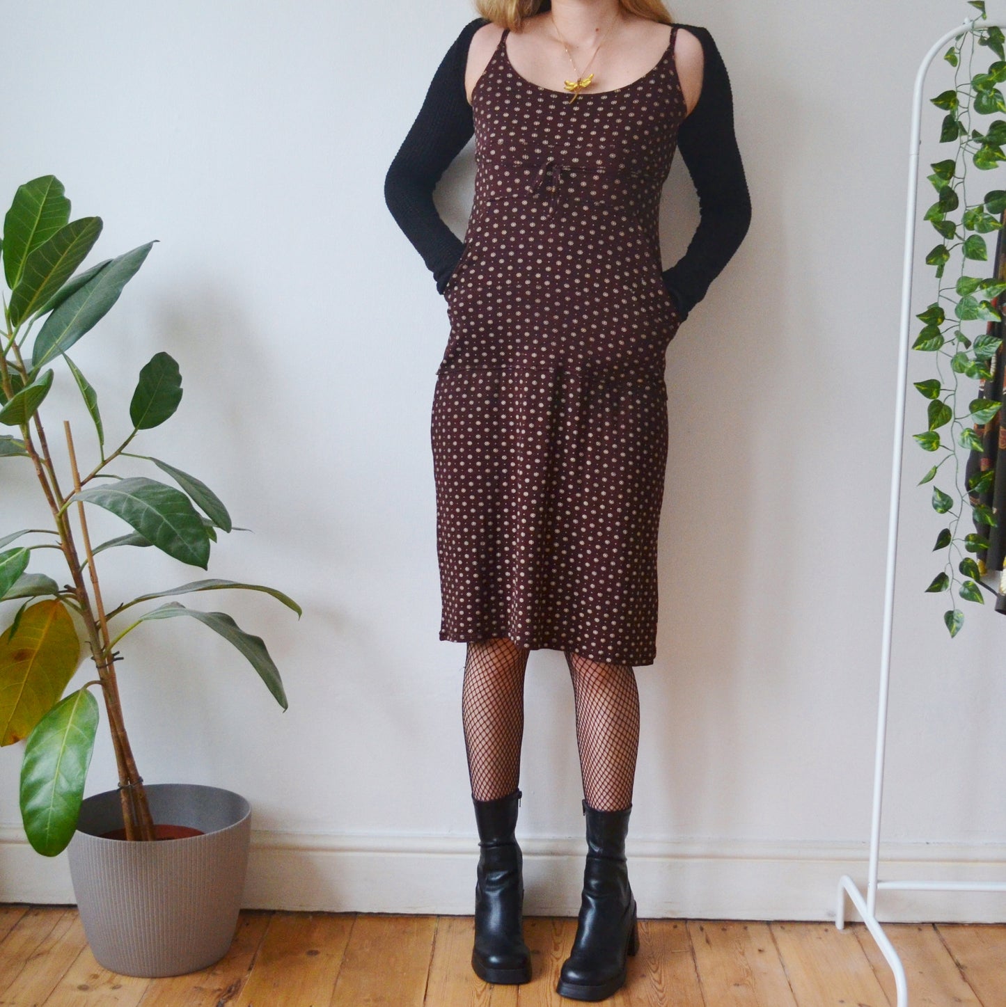Vintage Pocket Dress S