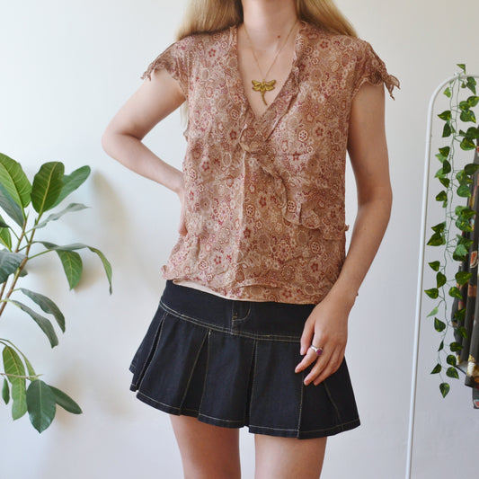 Vintage Floral Fairy Top 18
