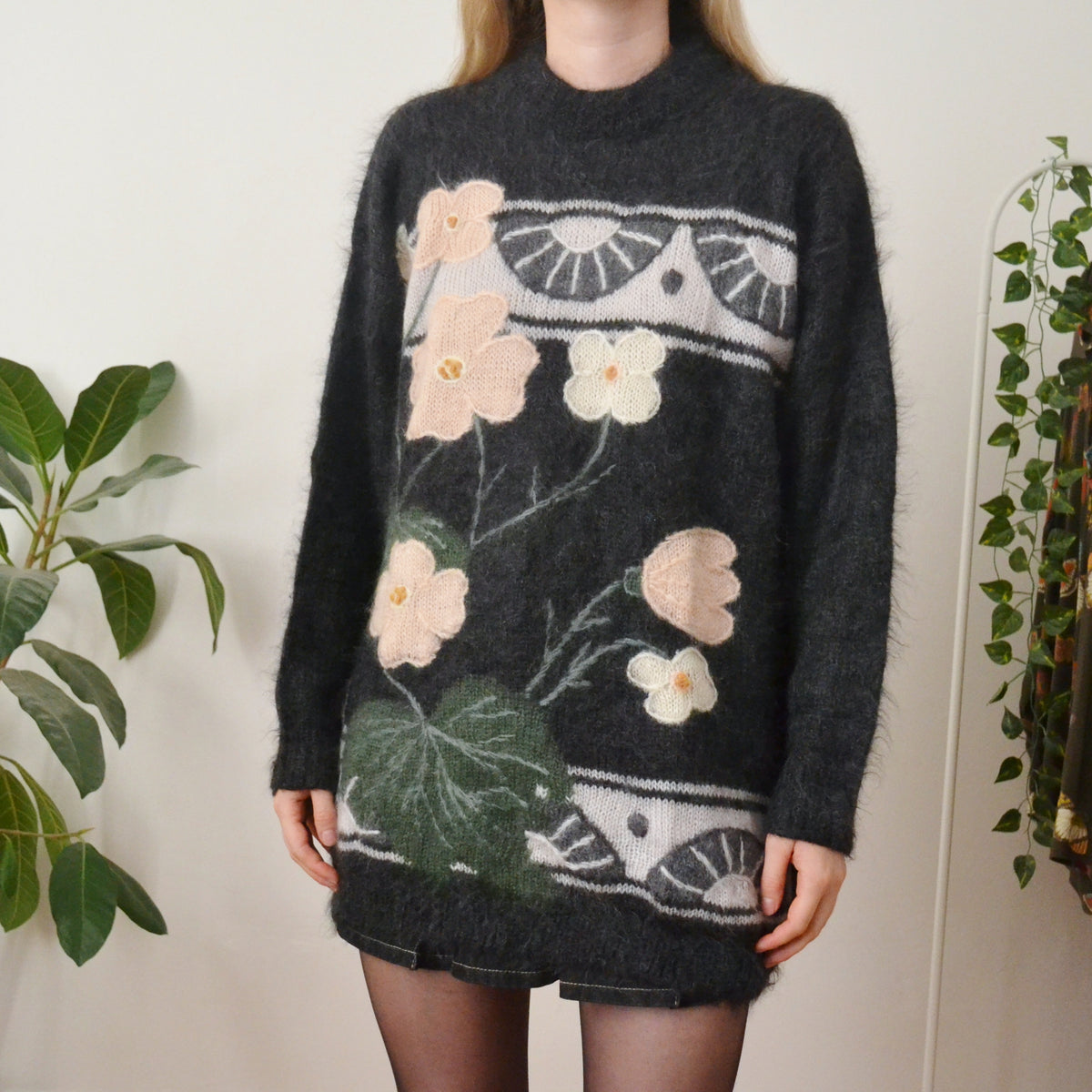 Vintage Floral Jumper L