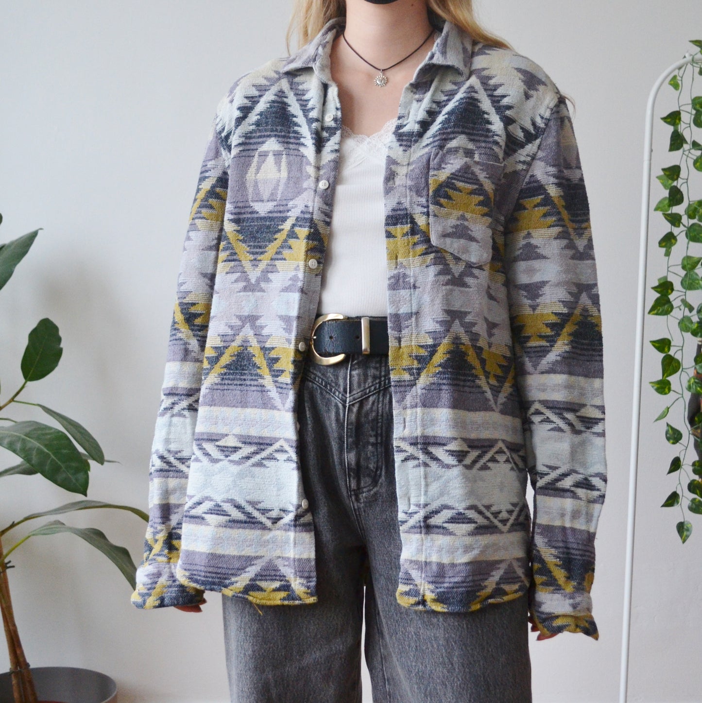 Vintage Woven Shirt M