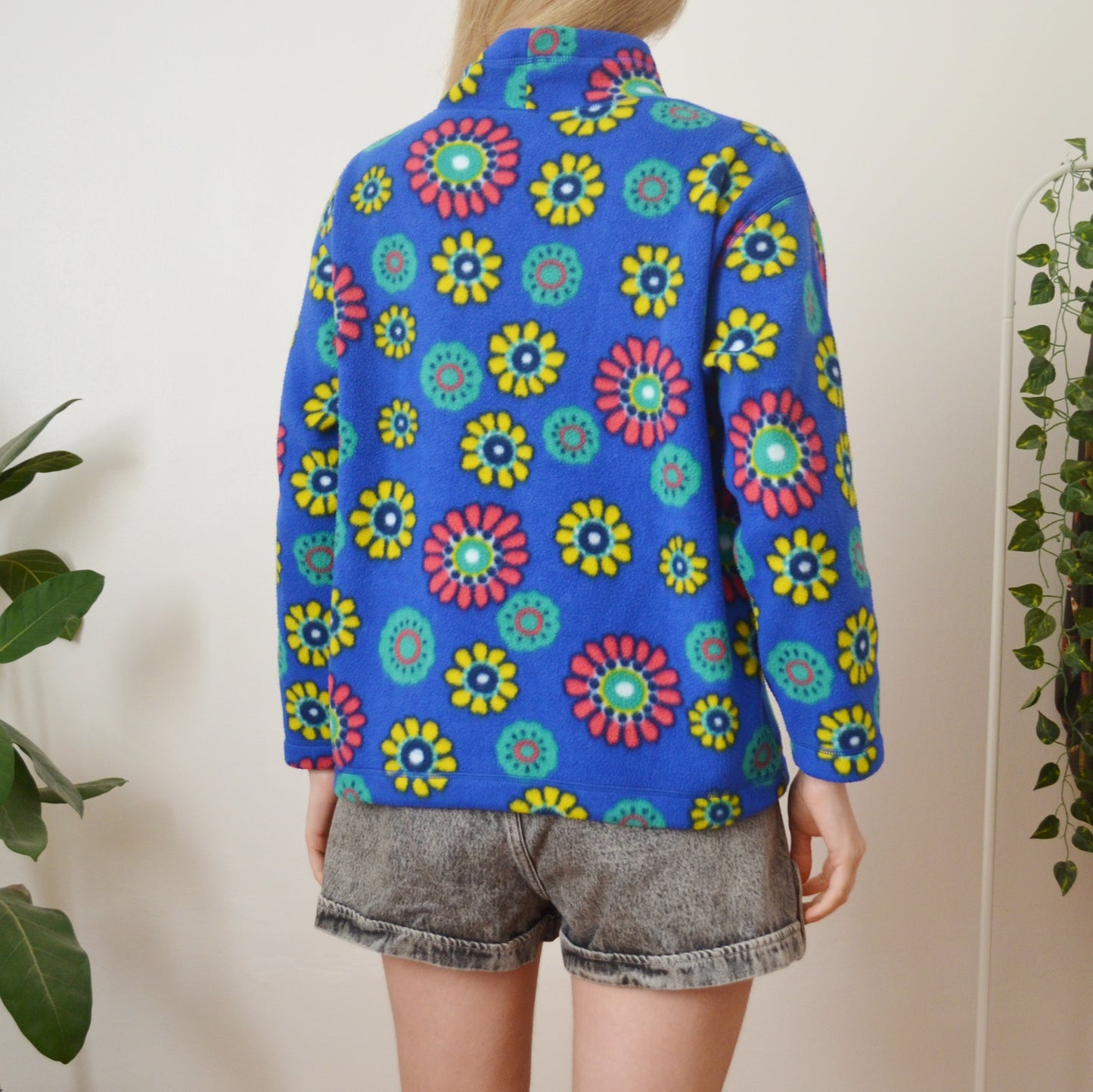 Vintage Flower Fleece XL