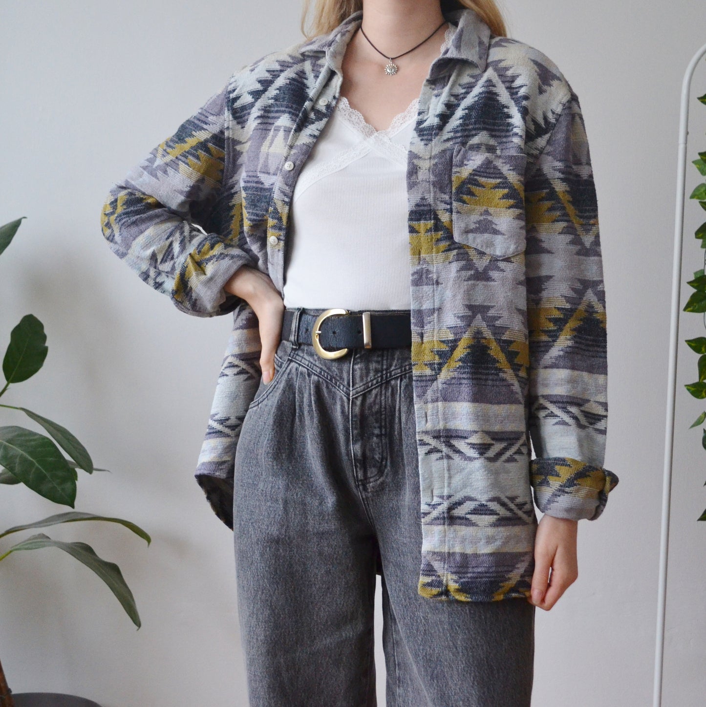 Vintage Woven Shirt M