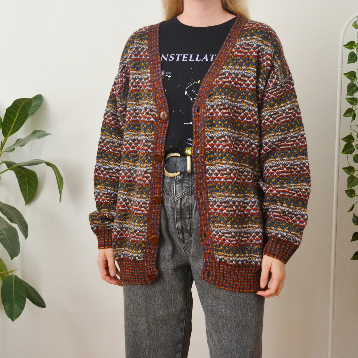 Vintage Retro Cardigan XL