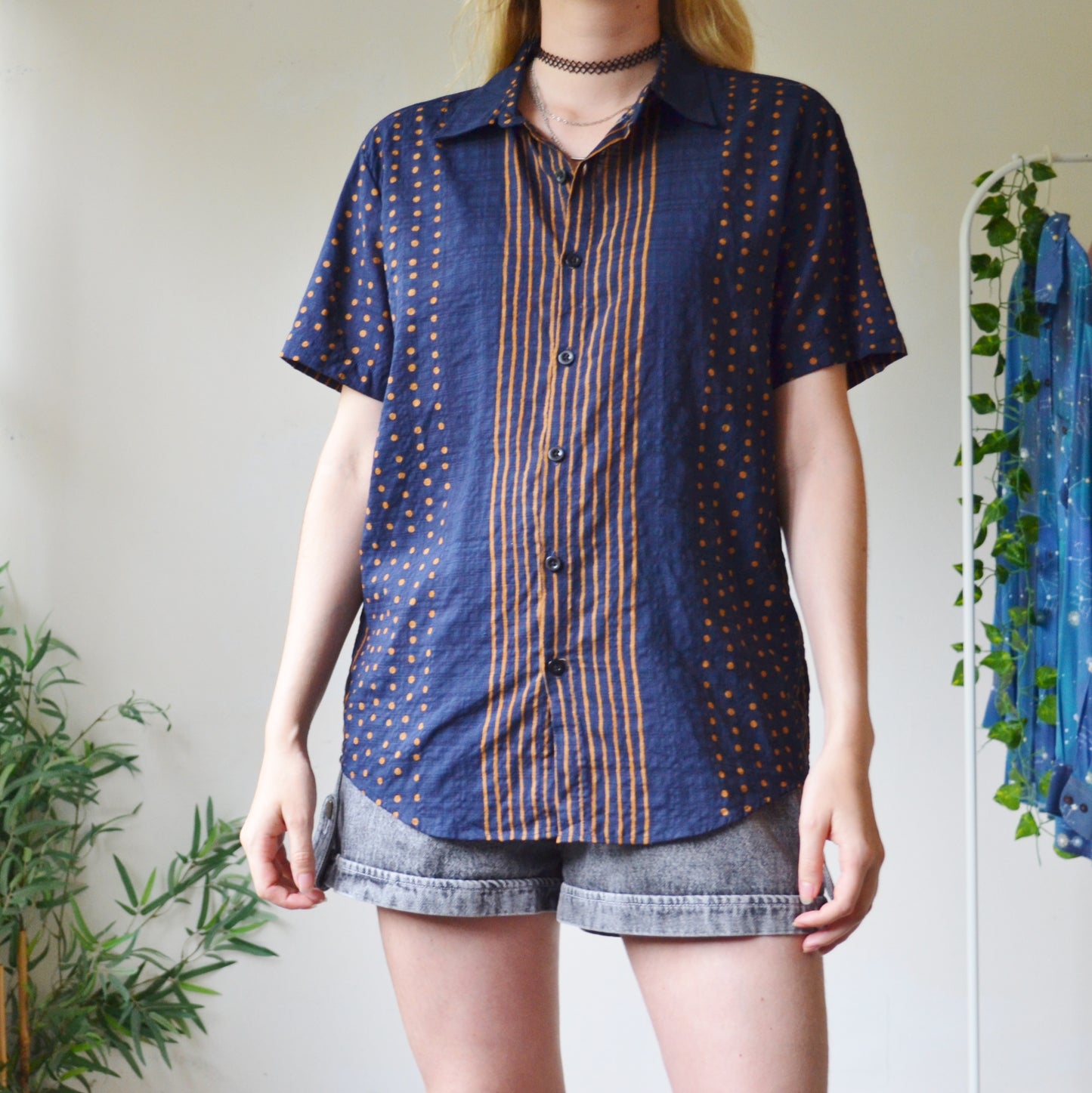 Navy shirt S