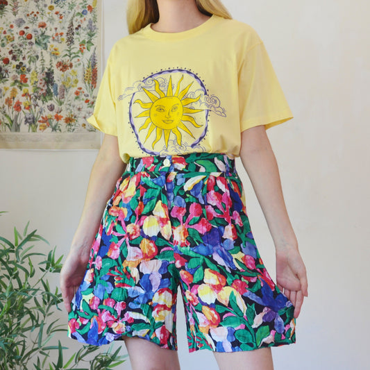 Floral shorts S