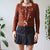 Vintage Rust Cardigan M