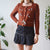 Vintage Rust Cardigan M