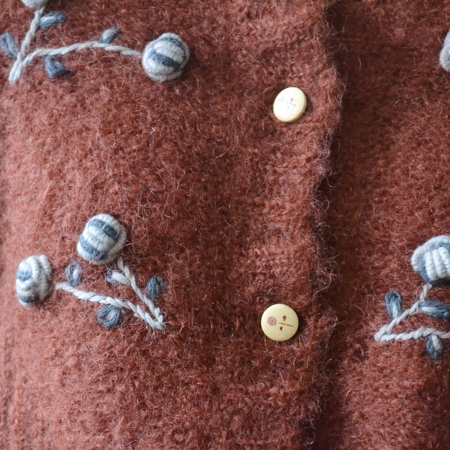 Vintage Rust Cardigan M