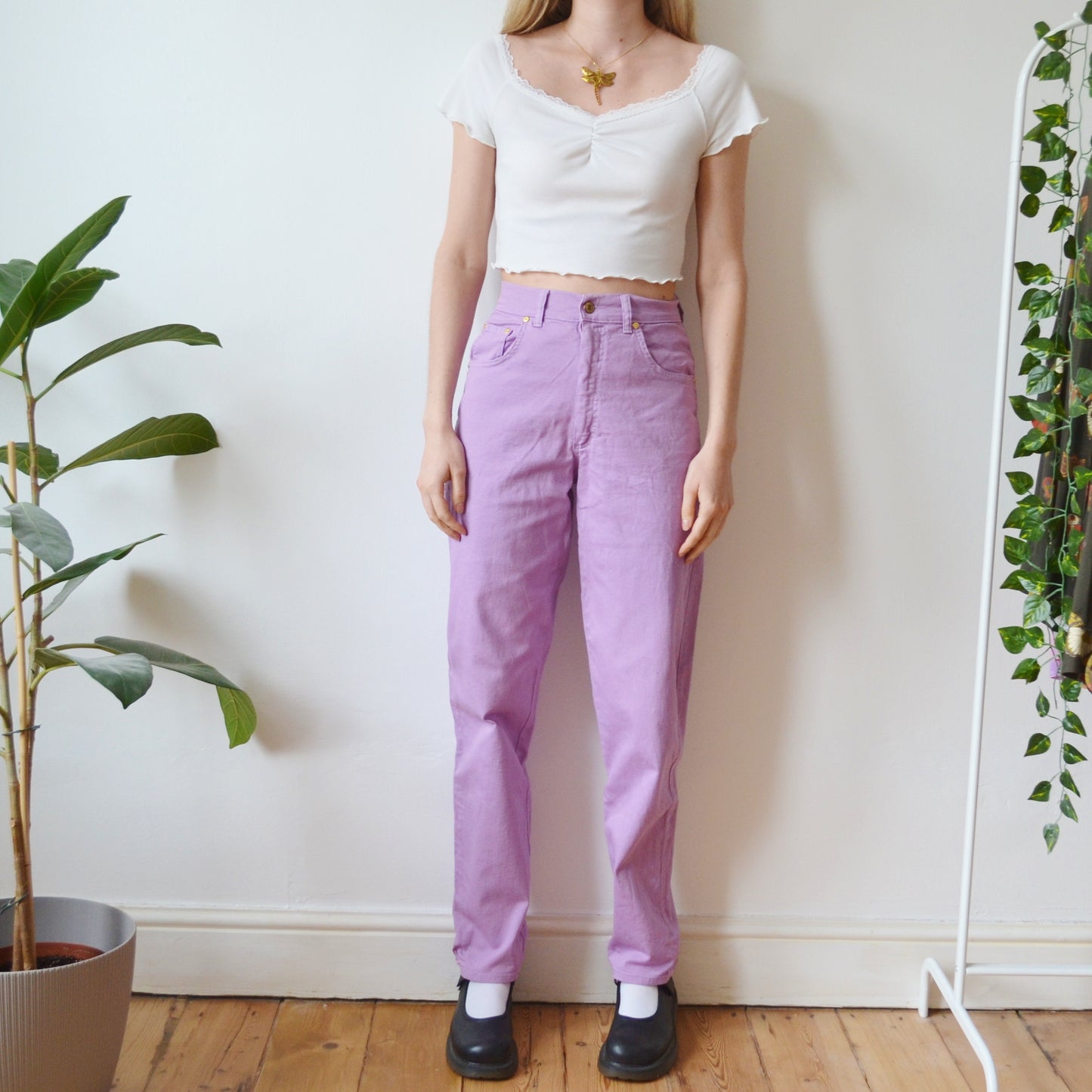 Lilac jeans 26W