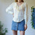 Collar blouse XS