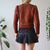 Vintage Rust Cardigan M