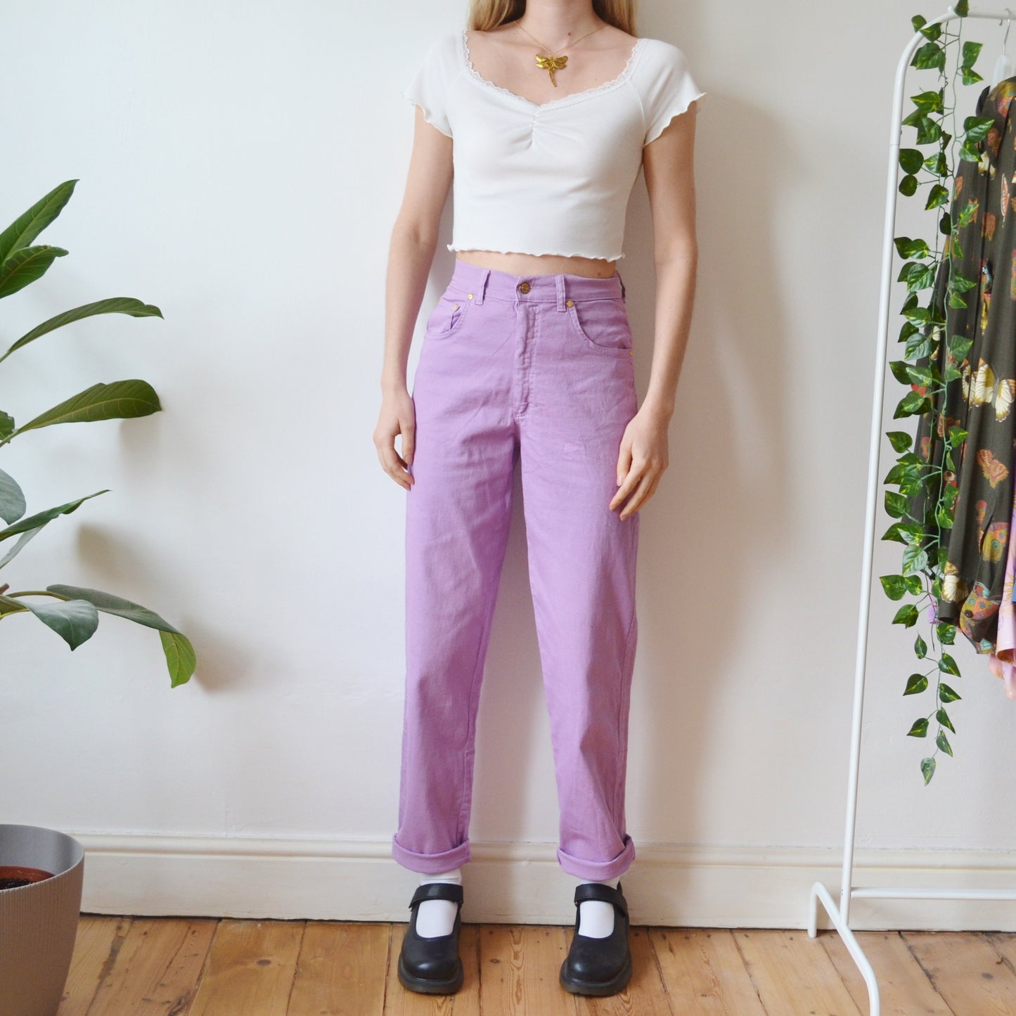 Lilac jeans 26W