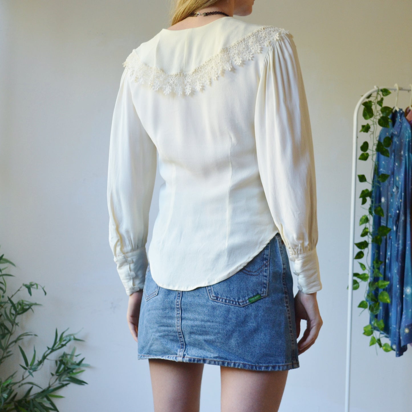 Collar blouse XS