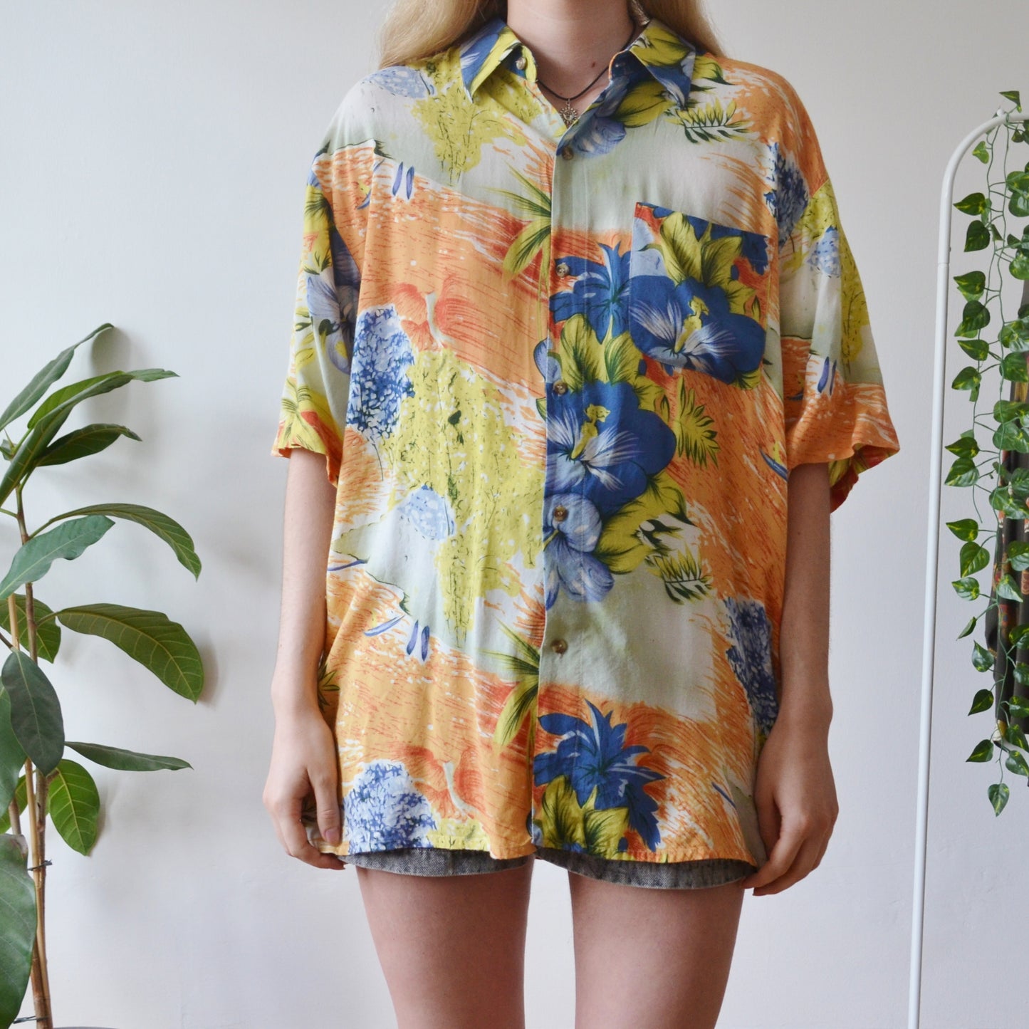 Vintage Tropical Shirt XL