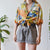 Vintage Tropical Shirt XL