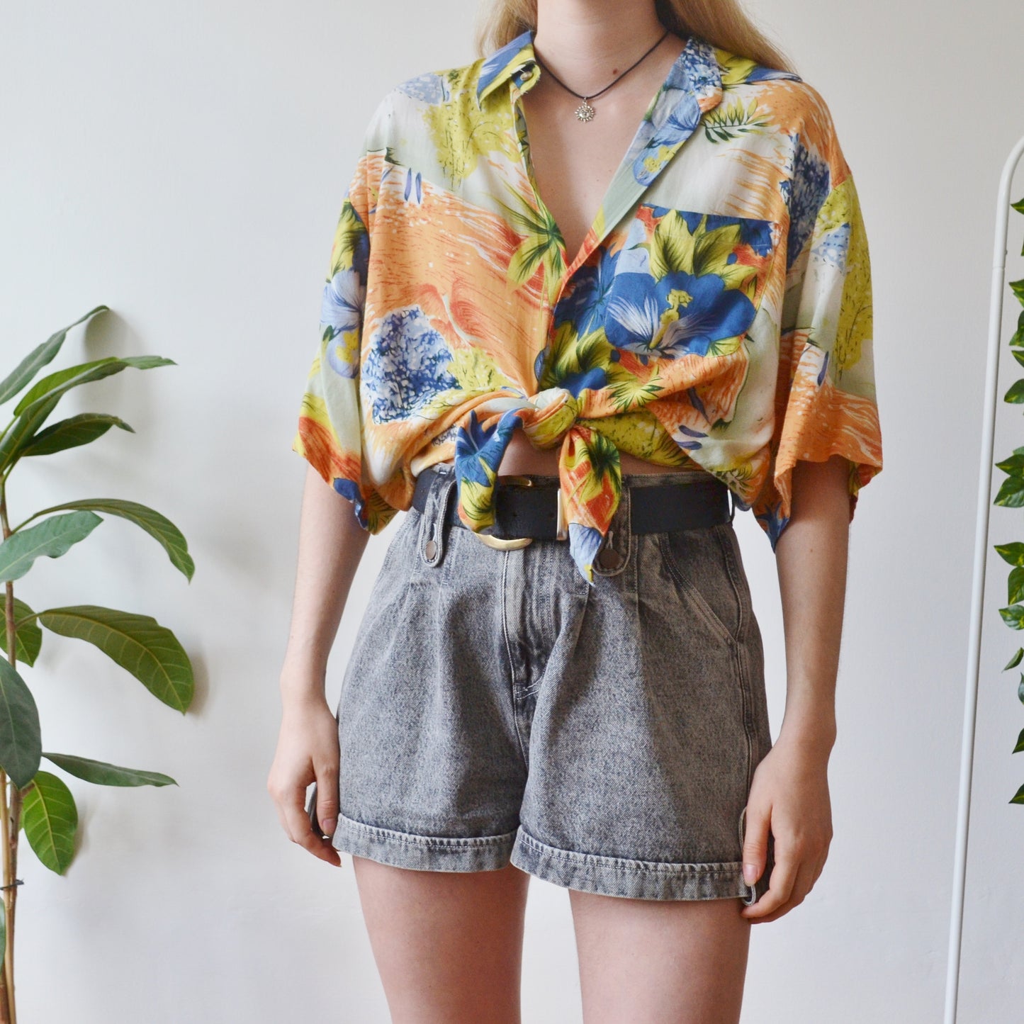 Vintage Tropical Shirt XL