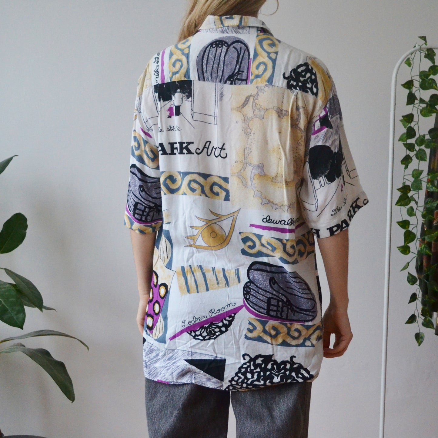 Vintage Abstract Shirt M