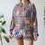 Vintage Patchwork Shirt L