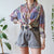 Vintage Patchwork Shirt L