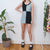 Contrast dress XS