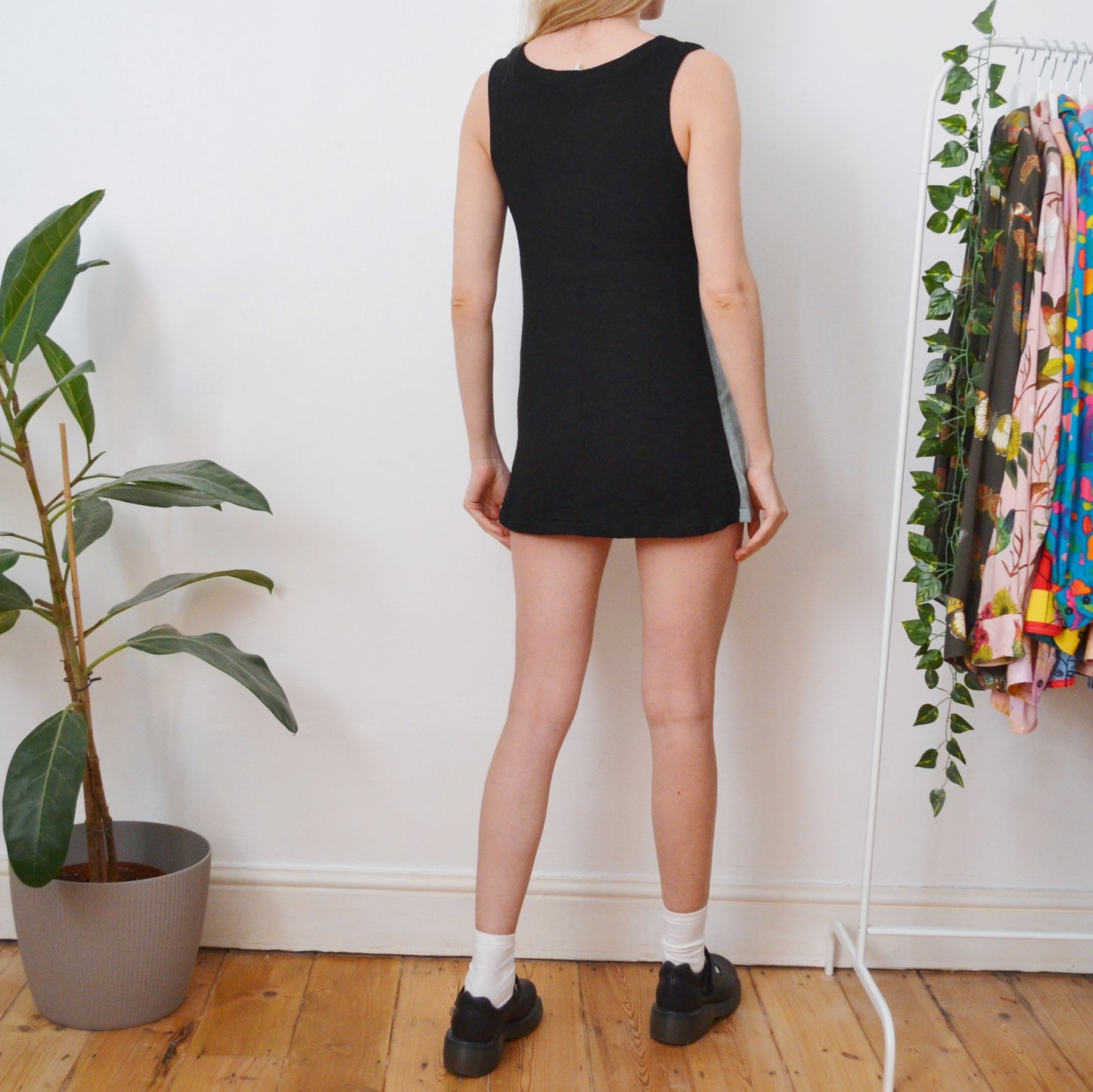 Contrast dress XS