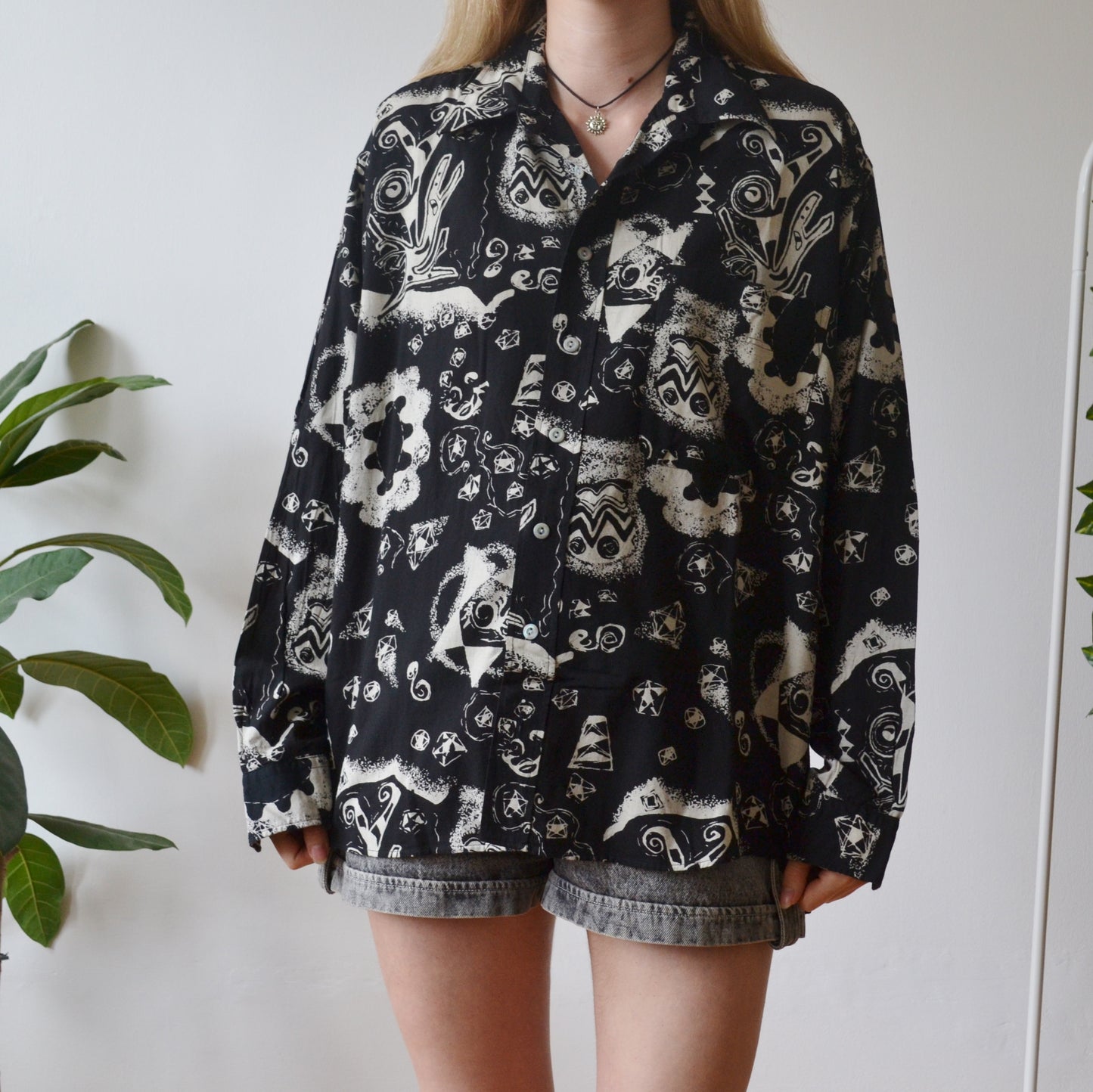 Vintage Monochrome Shirt XL