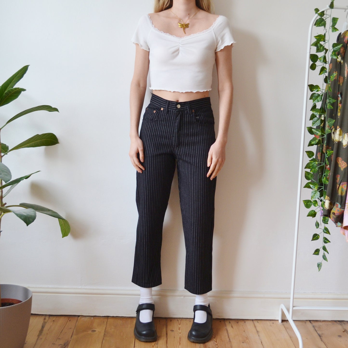 Pinstripe jeans 29W