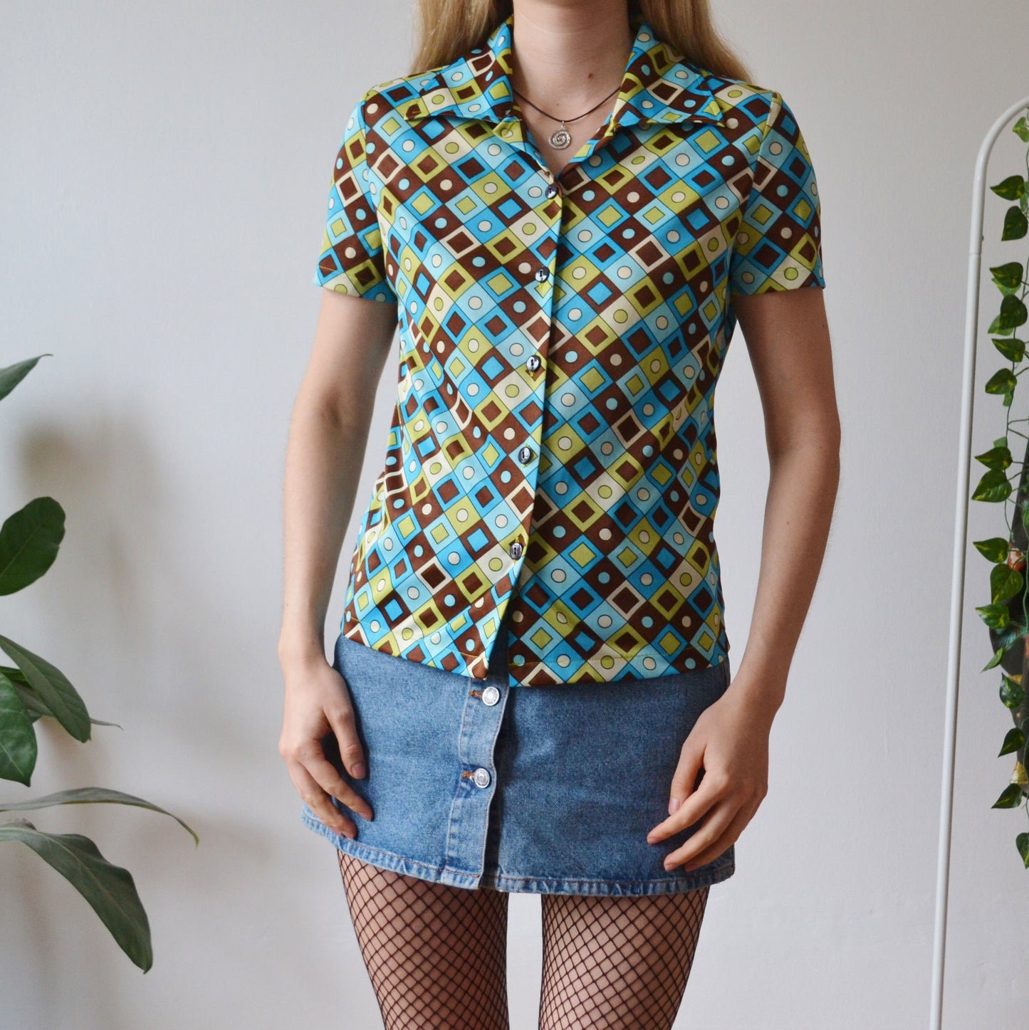 Geometric blouse S