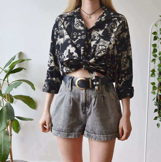 Vintage Monochrome Shirt XL