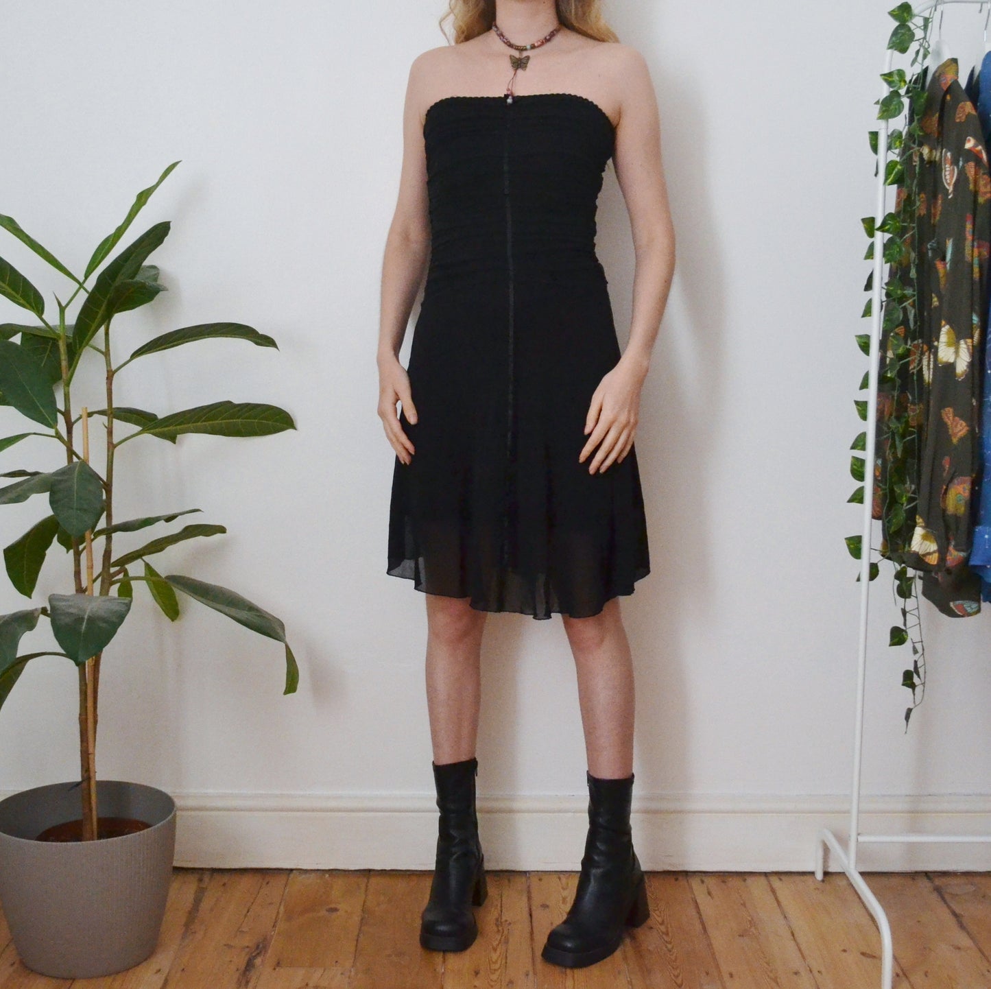 Strapless dress M