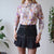 Vintage Dagger Collar Blouse S