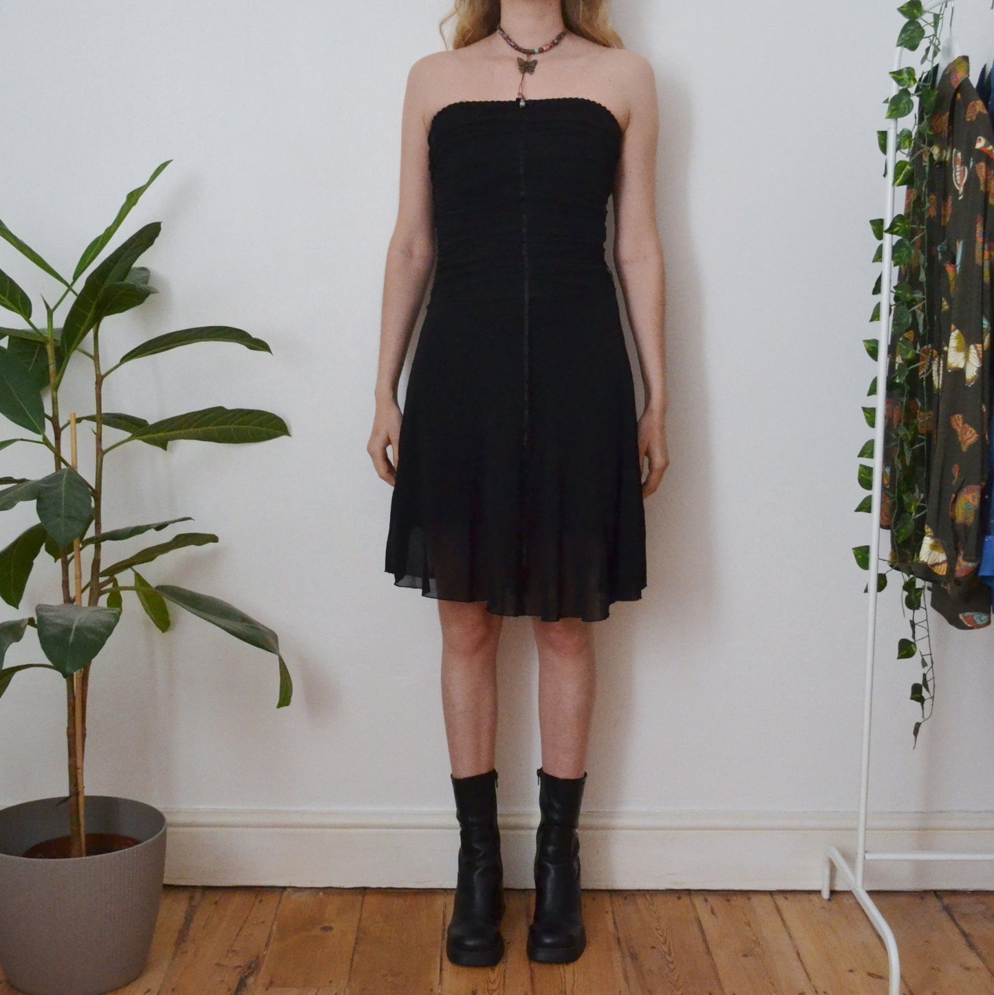 Strapless dress M