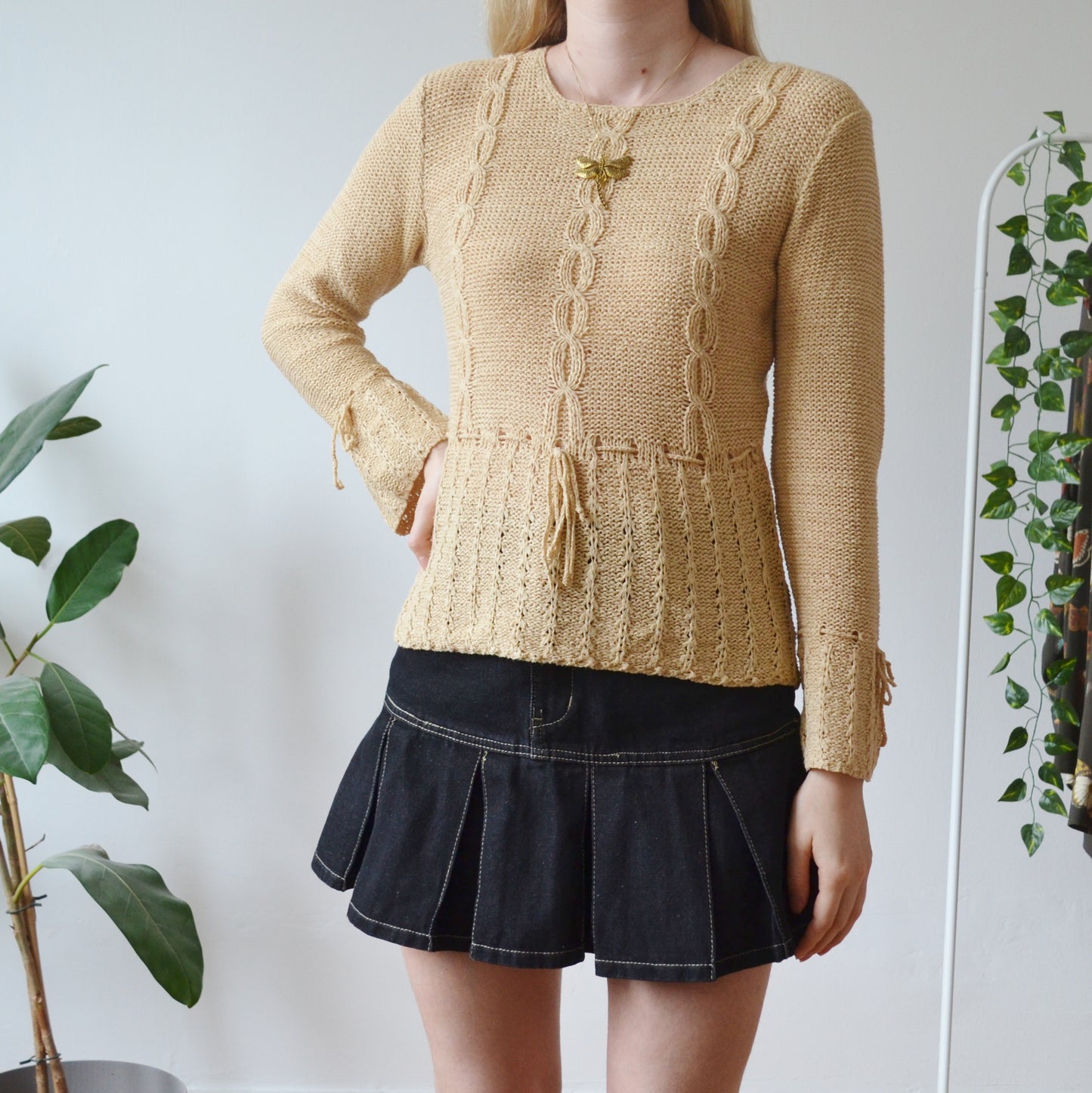 Vintage Beige Jumper M