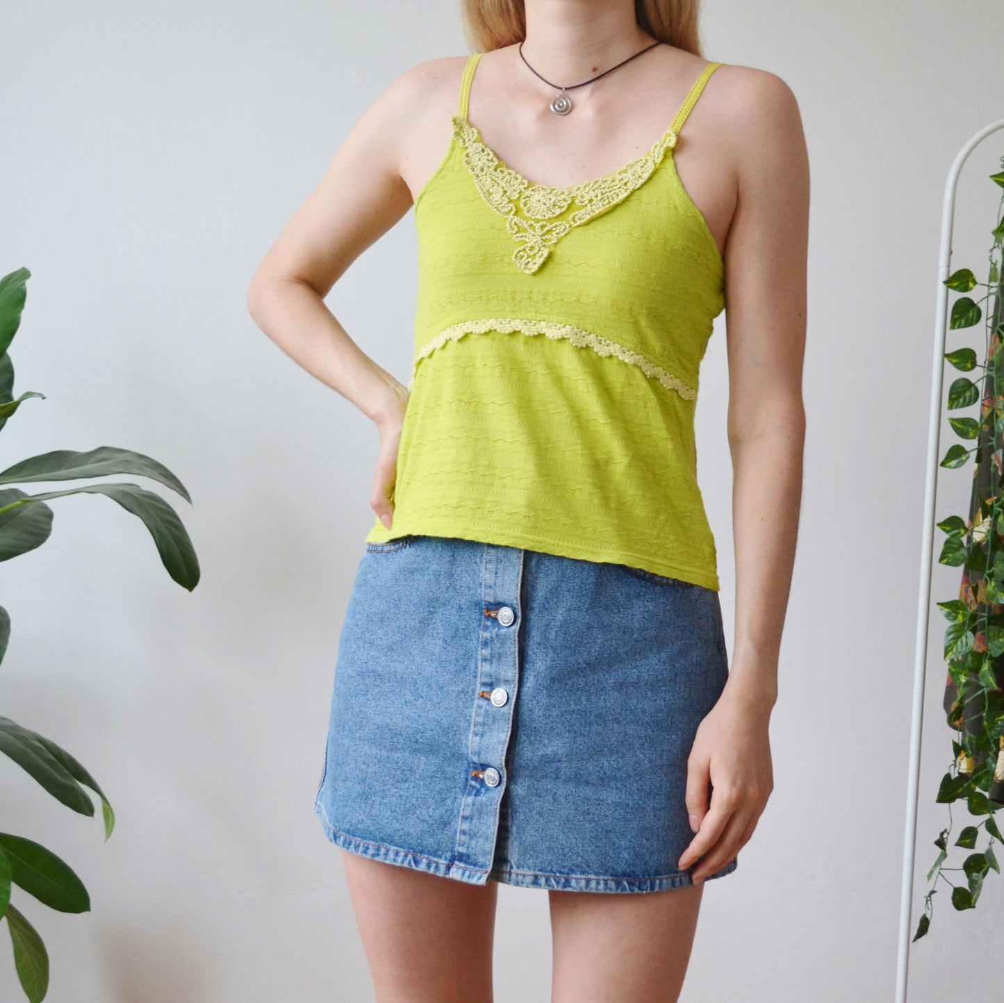 Green cami S
